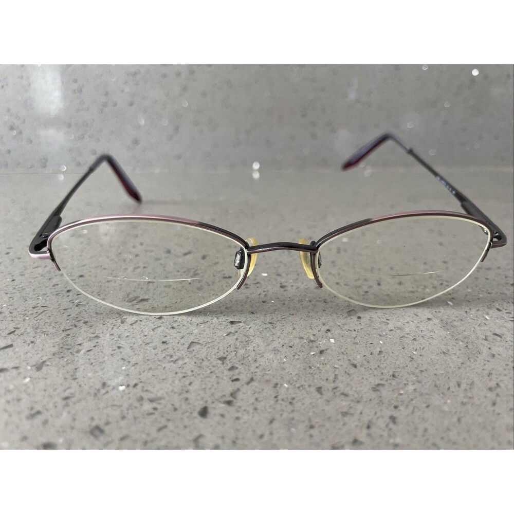 Anne Klein 9038 K1537-s Womens Eyeglasses 50-18-135 Frames Only Half Rim Oval